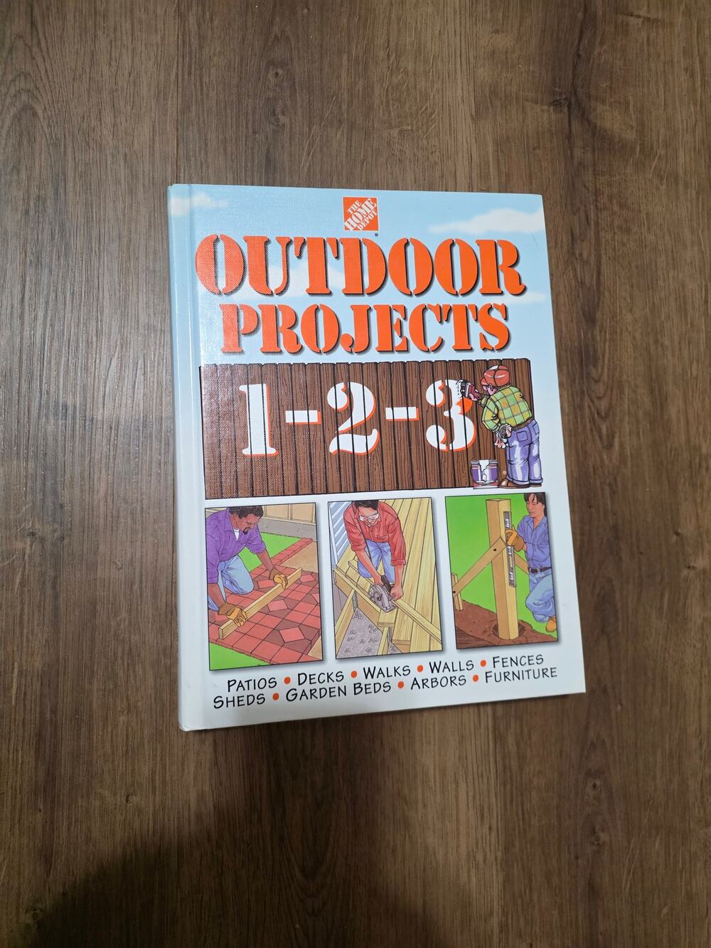 The Home Depot Outdoor Projects 1-2-3 - hardcover, 0696206730, Home Depot, new
